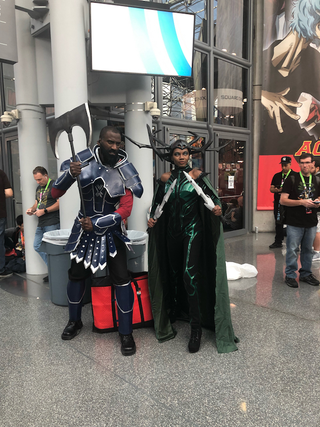 Hela and Skurge are ready to deal some damage.